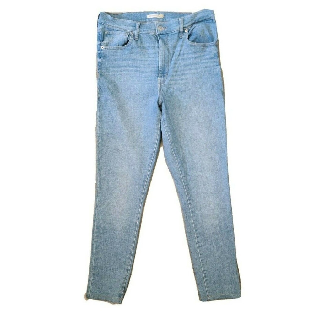 Levi's Women's Mile High Super Skinny High Rise Light Wash Jeans Size 32